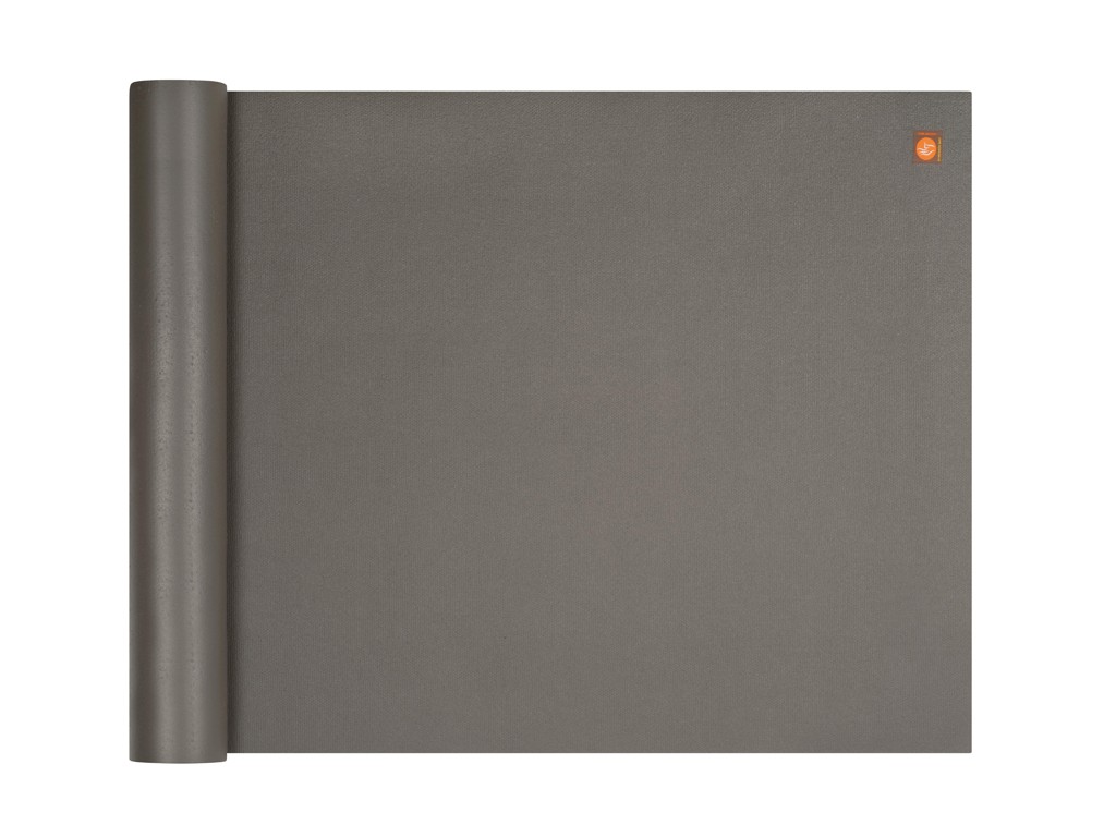 Große Yogamatte 183 cm/220 cm x 80 cm x 4,5 mm Grau
