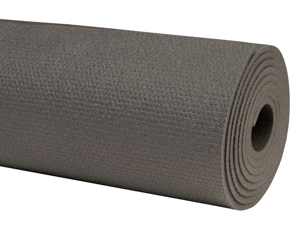 Tapis de yoga Large-Mat 183cm/220cmx80cmx4.5mm Gris