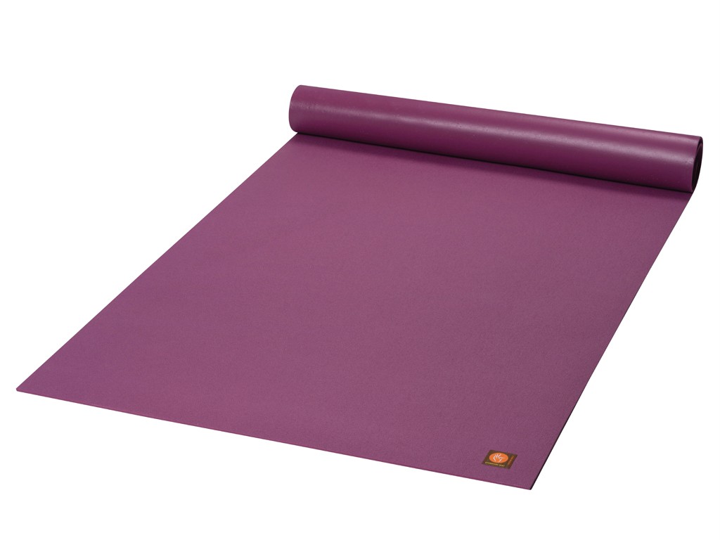 Tapis de yoga Large-Mat 183cm/220cmx80cmx4.5mm Prune