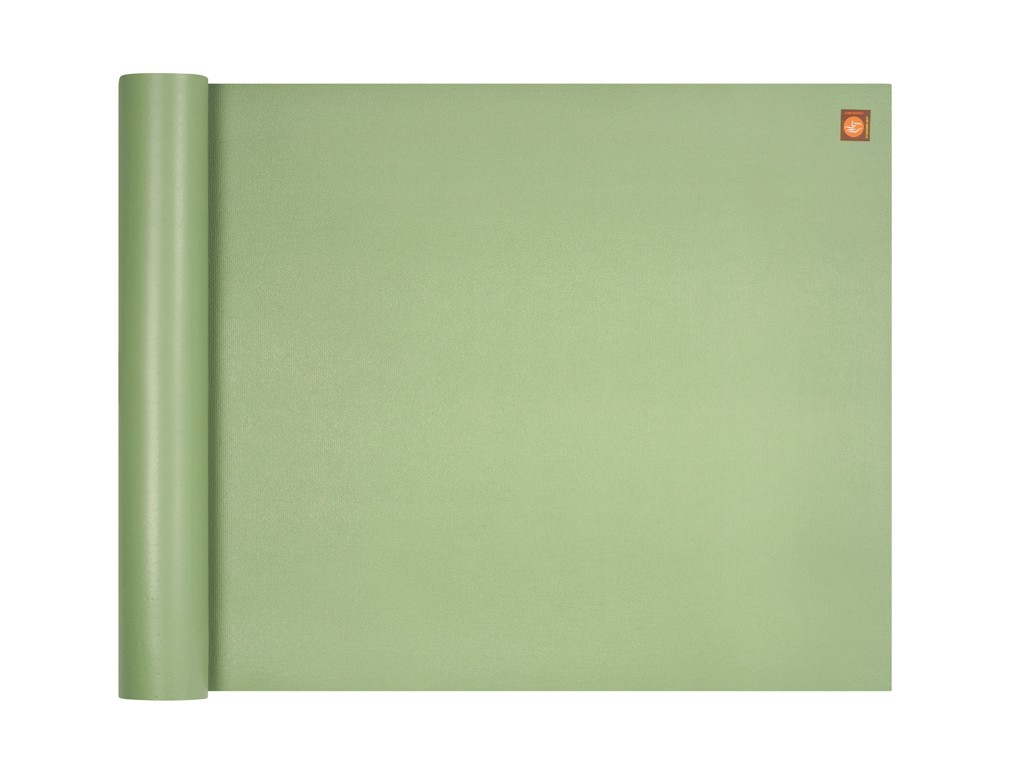 Große Yogamatte 183 cm/220 cm x 80 cm x 4,5 mm Olivgrün