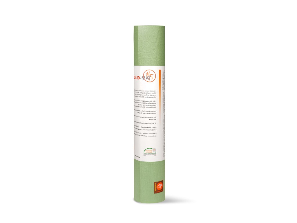 Tapis de yoga Large-Mat 183cm/220cmx80cmx4.5mm Vert Olive