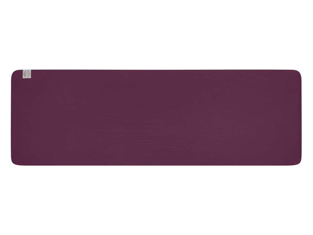 Tappetino yoga naturale, 5 mm 185 cm x 65 cm x 5 mm - Prugna