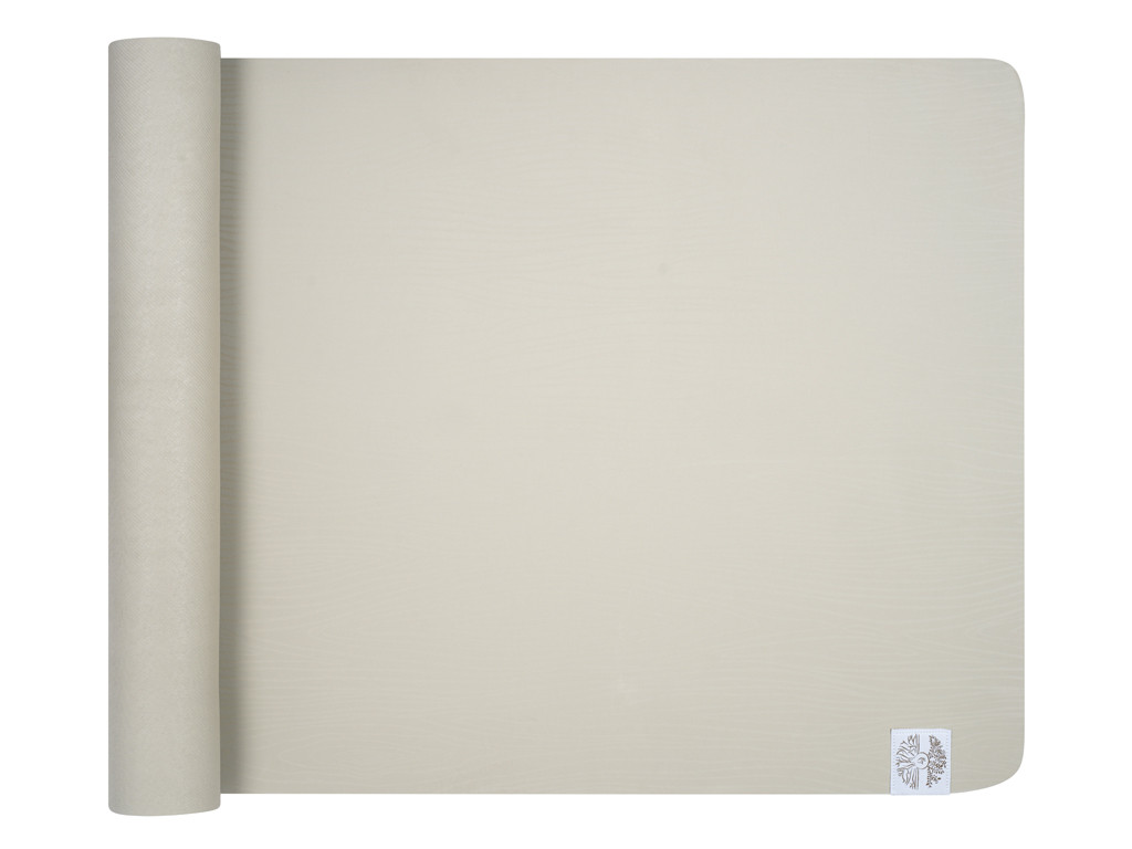 Tapis de Yoga Natural Mat 5mm 185 cm x 65 cm x 5 mm - Ecru