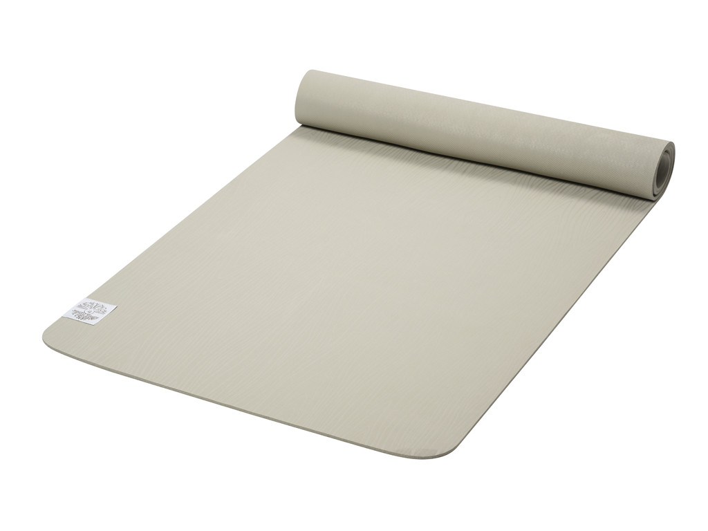 Natural Yoga mat - Mat 5mm 185 cm x 65 cm x 5 mm - Ecru
