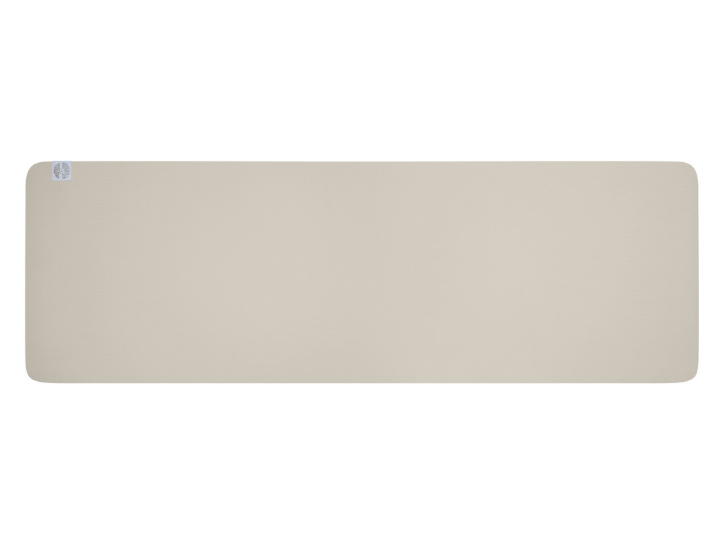 Natural Yoga mat - Mat 5mm 185 cm x 65 cm x 5 mm - Ecru