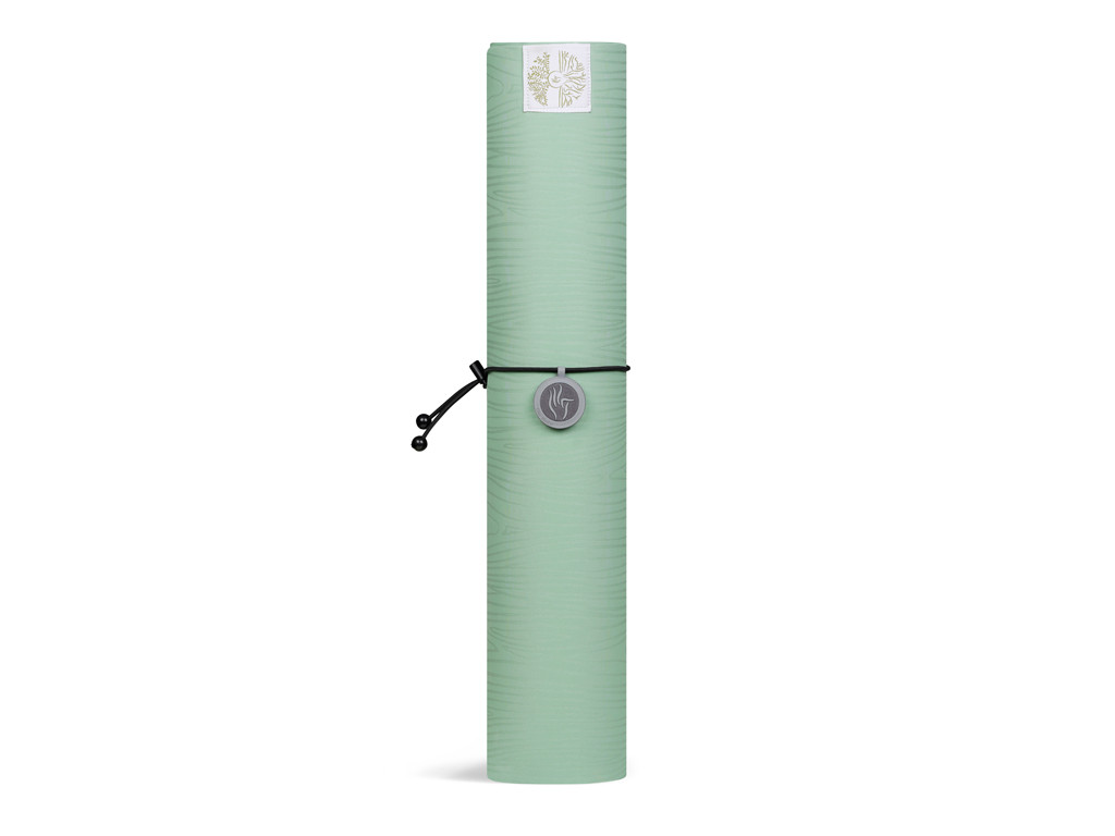 Tapis de Yoga Natural Mat 5mm 185 cm x 65 cm x 5 mm - Vert Amande