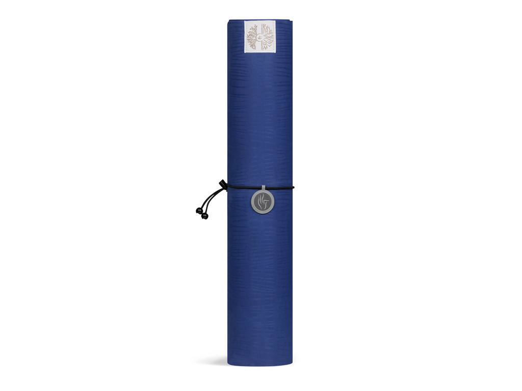 Tapis de Yoga Natural Mat 5mm 185 cm x 65 cm x 5 mm - Bleu - Presque Parfaits