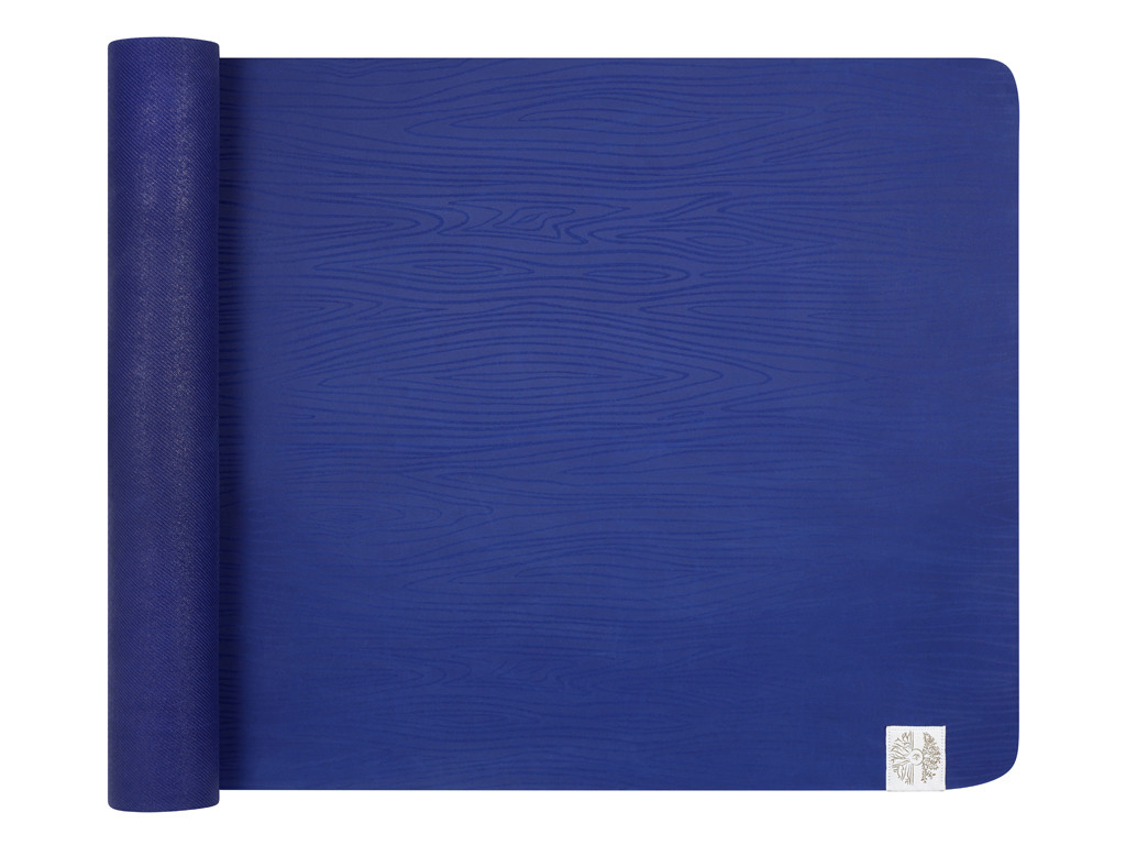 Tapis de Yoga Natural Mat 5mm 185 cm x 65 cm x 5 mm - Bleu - Presque Parfaits