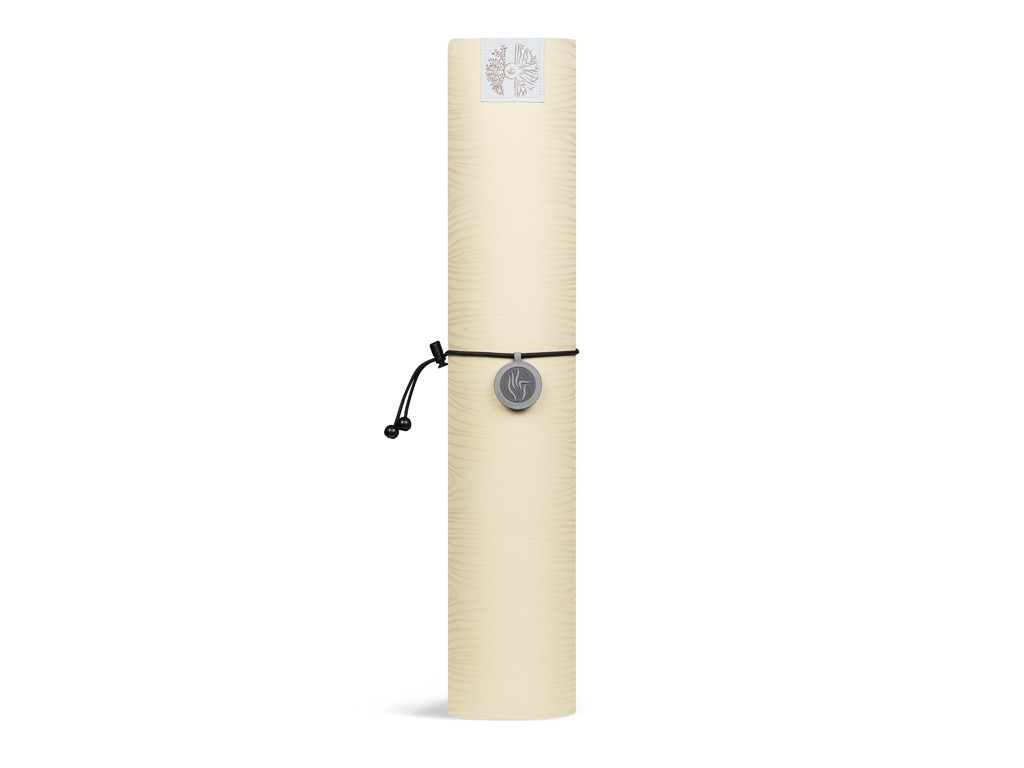 Esterilla de Yoga Natural Mat 5mm 185 cm x 65 cm x 5 mm - Beige