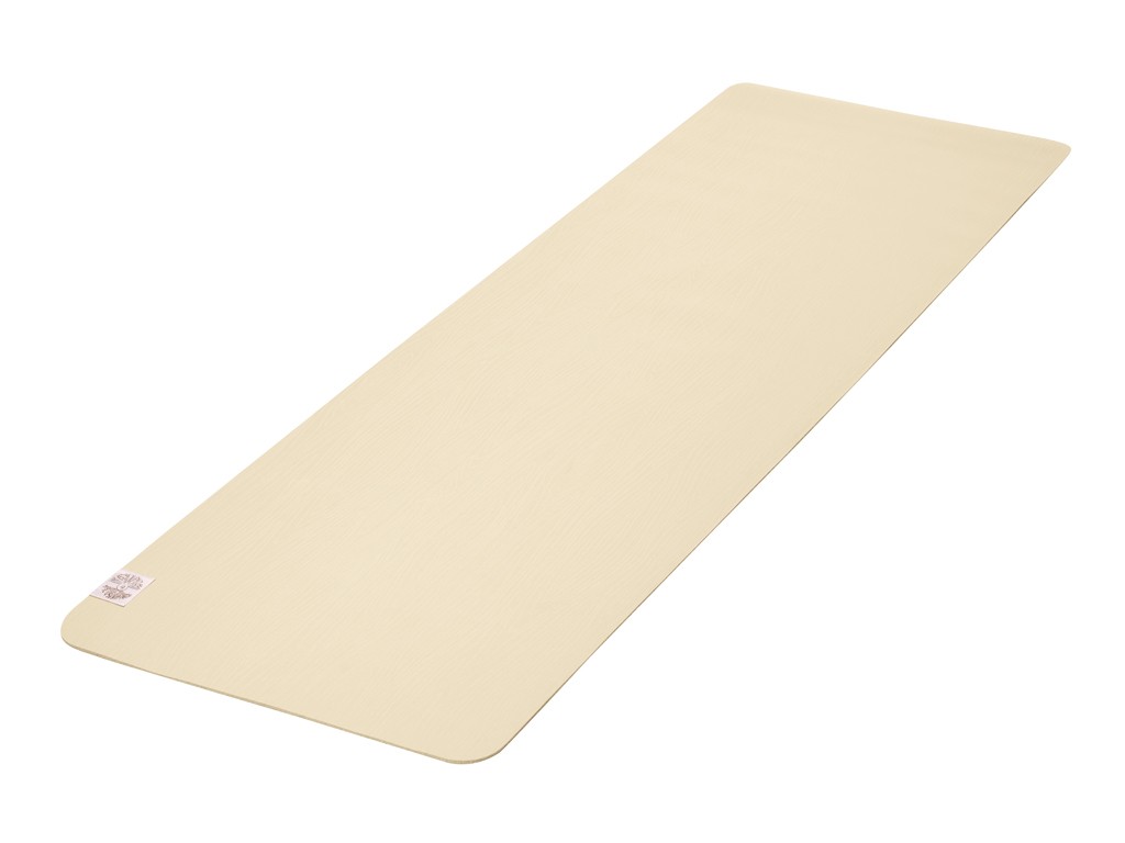 Esterilla de Yoga Natural Mat 5mm 185 cm x 65 cm x 5 mm - Beige