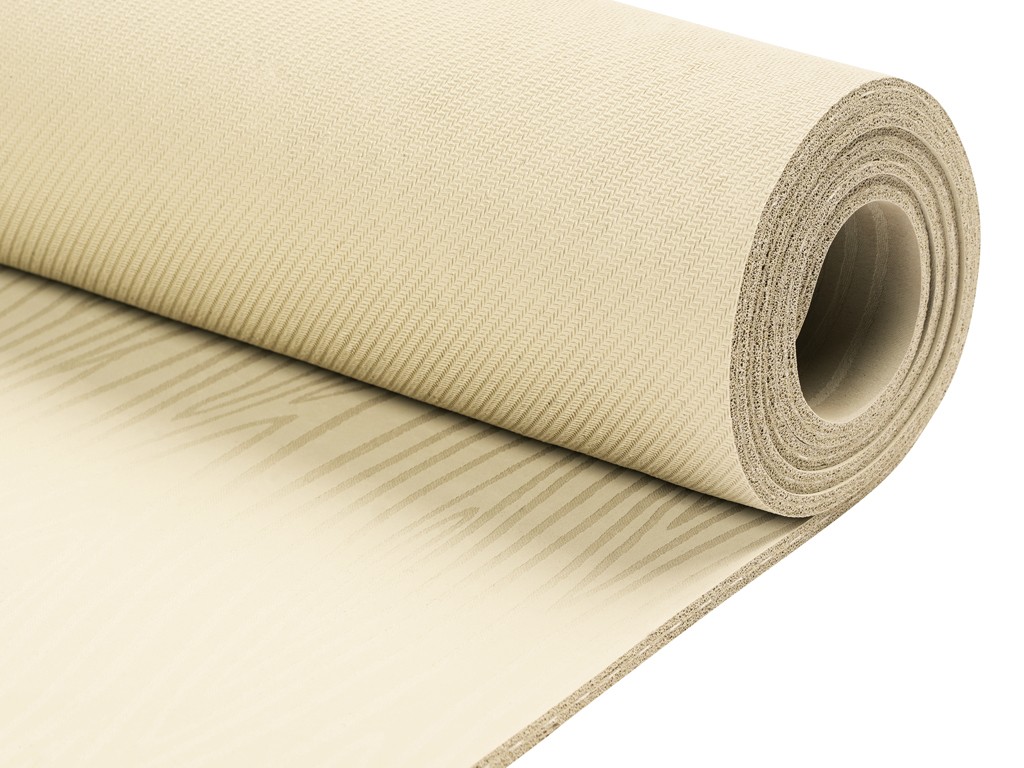 Tapis de Yoga Natural Mat 5mm 185 cm x 65 cm x 5 mm - Beige - Presque Parfaits