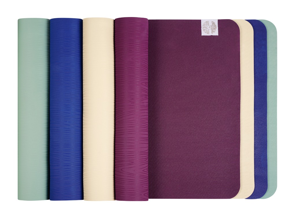 Tapis de Yoga Natural Mat 5mm 185 cm x 65 cm x 5 mm - Bleu