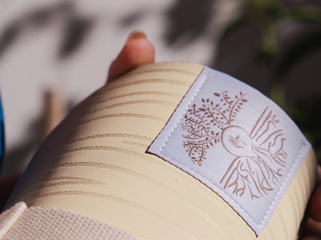 Tappetino da yoga naturale da 5 mm 185 cm x 65 cm x 5 mm - Beige