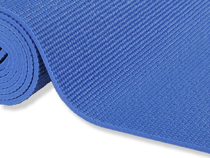 Esterilla de yoga no tóxica: 183 cm x 61 cm x 4,5 mm Azul