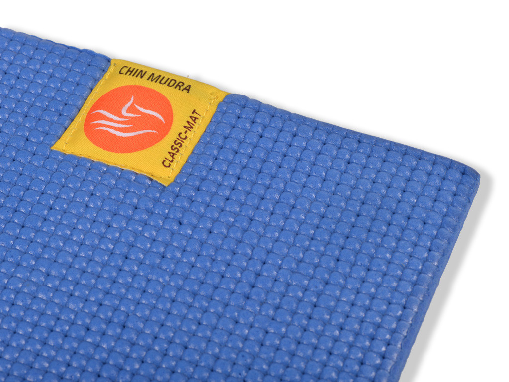 Esterilla de yoga no tóxica: 183 cm x 61 cm x 4,5 mm Azul