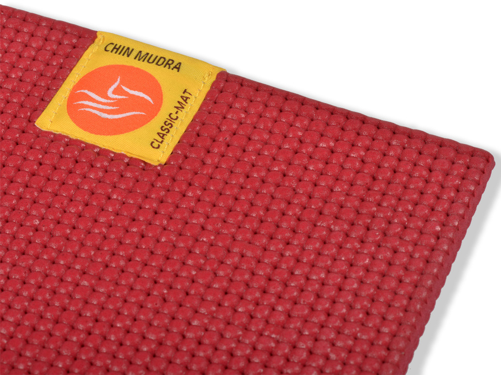 Tapis de yoga Non toxiques - 183cm x 61cm x 4.5mm Bordeaux