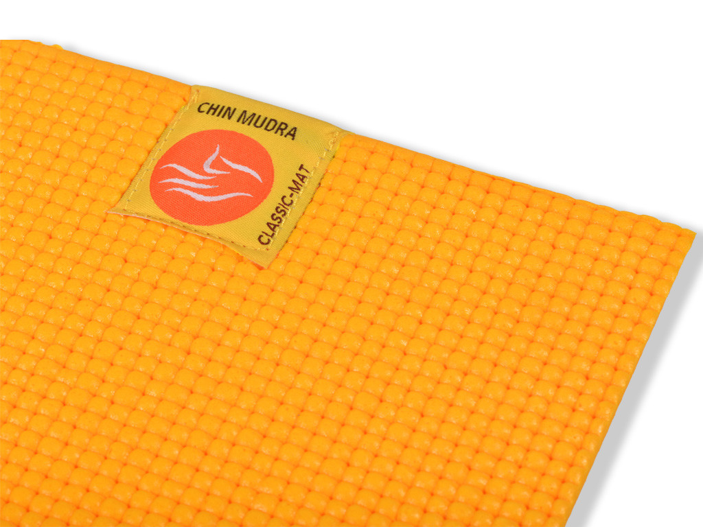 Tapis de yoga Non toxiques - 183cm x 61cm x 4.5mm Safran