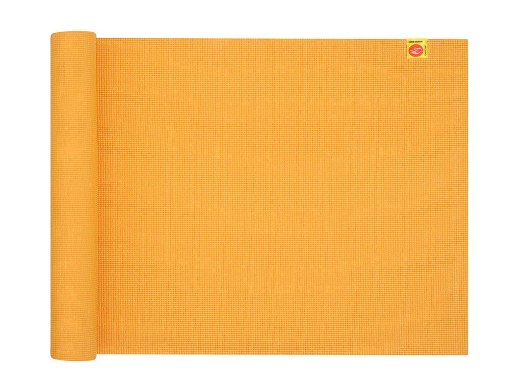 Tapis de yoga Non toxiques - 183cm x 61cm x 4.5mm Safran