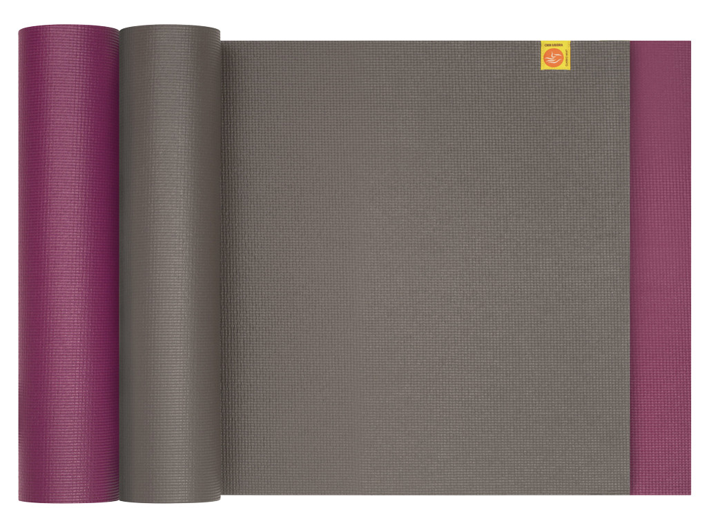 Tapis de Yoga Pilate et Ashtanga yoga - 183 cm x 61 cm x 8 mm Gris