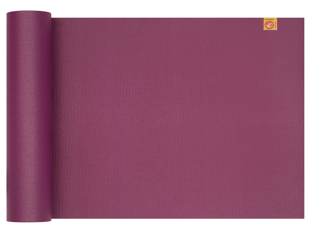Pilates and Ashtanga yoga mat - 183 cm x 61 cm x 8 mm Plum - Almost Perfect