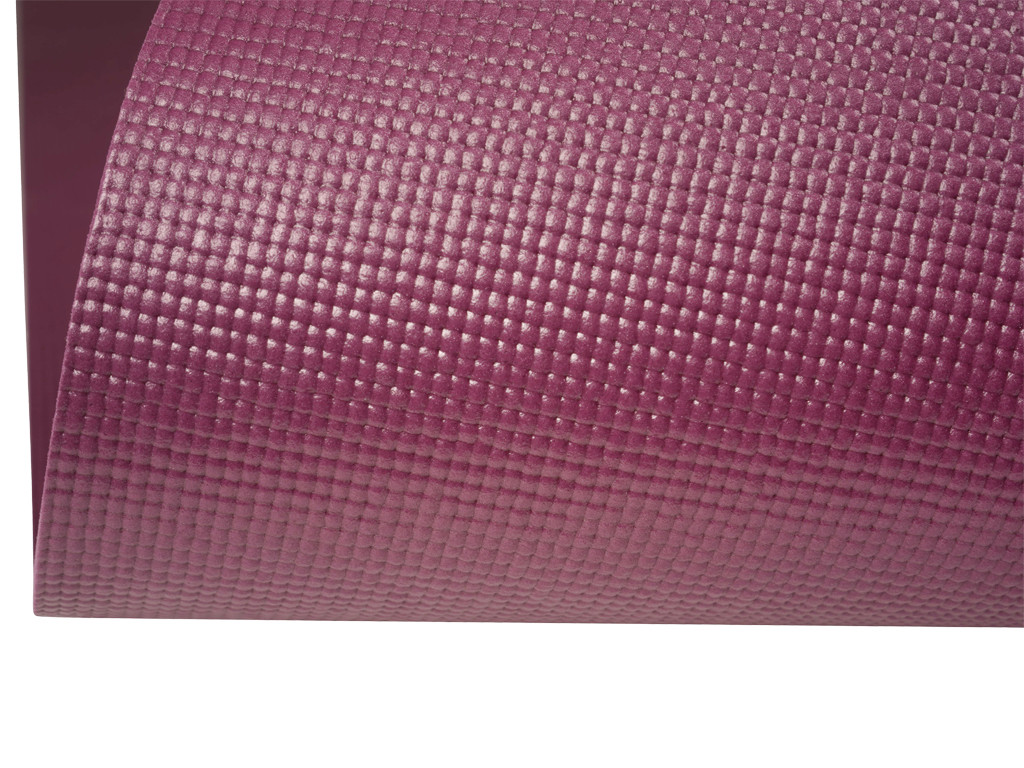 Pilates and Ashtanga yoga mat - 183 cm x 61 cm x 8 mm Plum - Almost Perfect