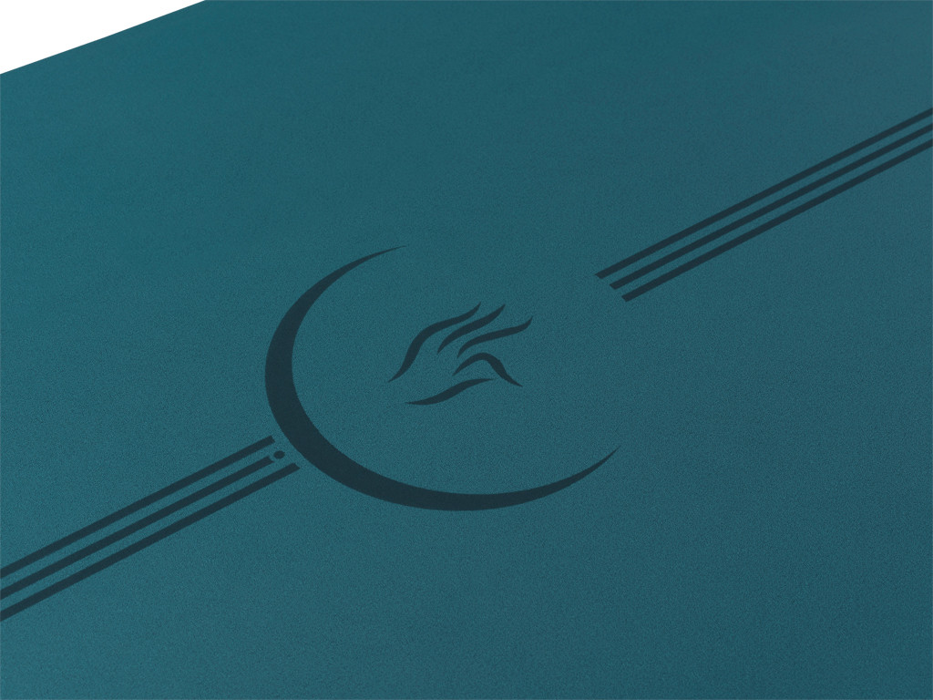 Shiva Moon Yogamatte Blau