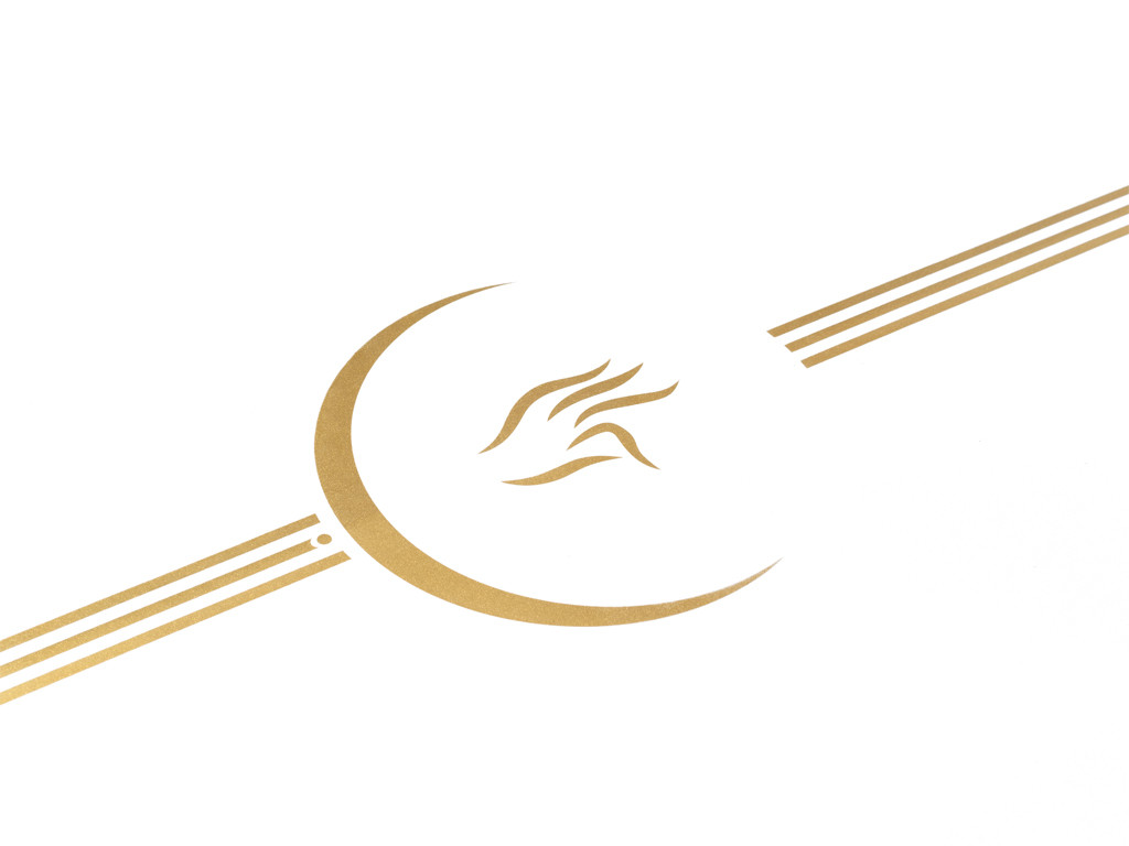 Shiva Moon Yogamatte Weiß