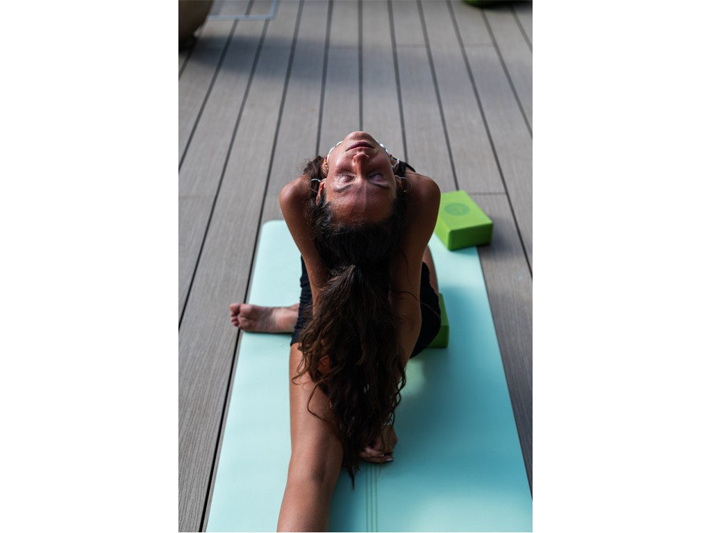Tapis de Yoga Shiva Moon Vert Amande - Presque Parfaits
