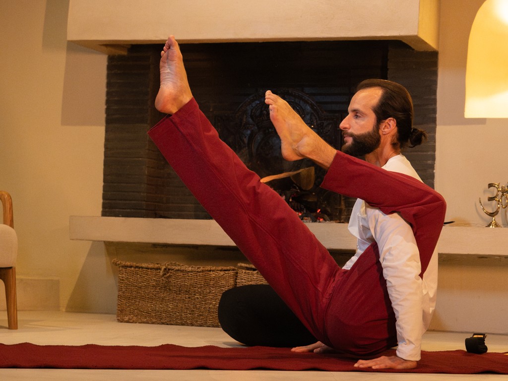 Tapete de ioga Taj 100% algodão orgânico - 2 m x 66 cm x 5 mm Bordéus