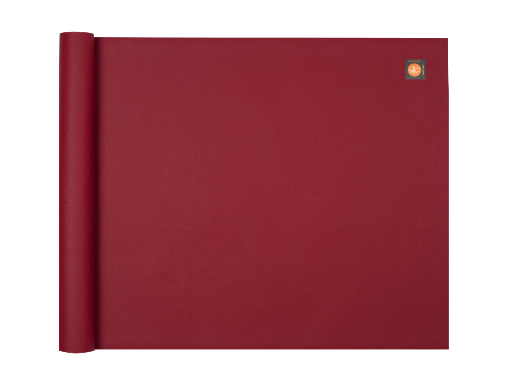 Tapete de ioga Travel-Mat - Borgonha 185 cm x 65 cm x 1,3 mm