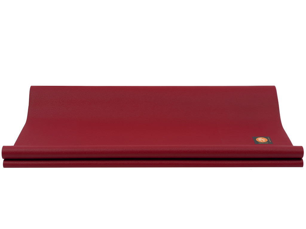 Tapete de ioga Travel-Mat - Borgonha 185 cm x 65 cm x 1,3 mm