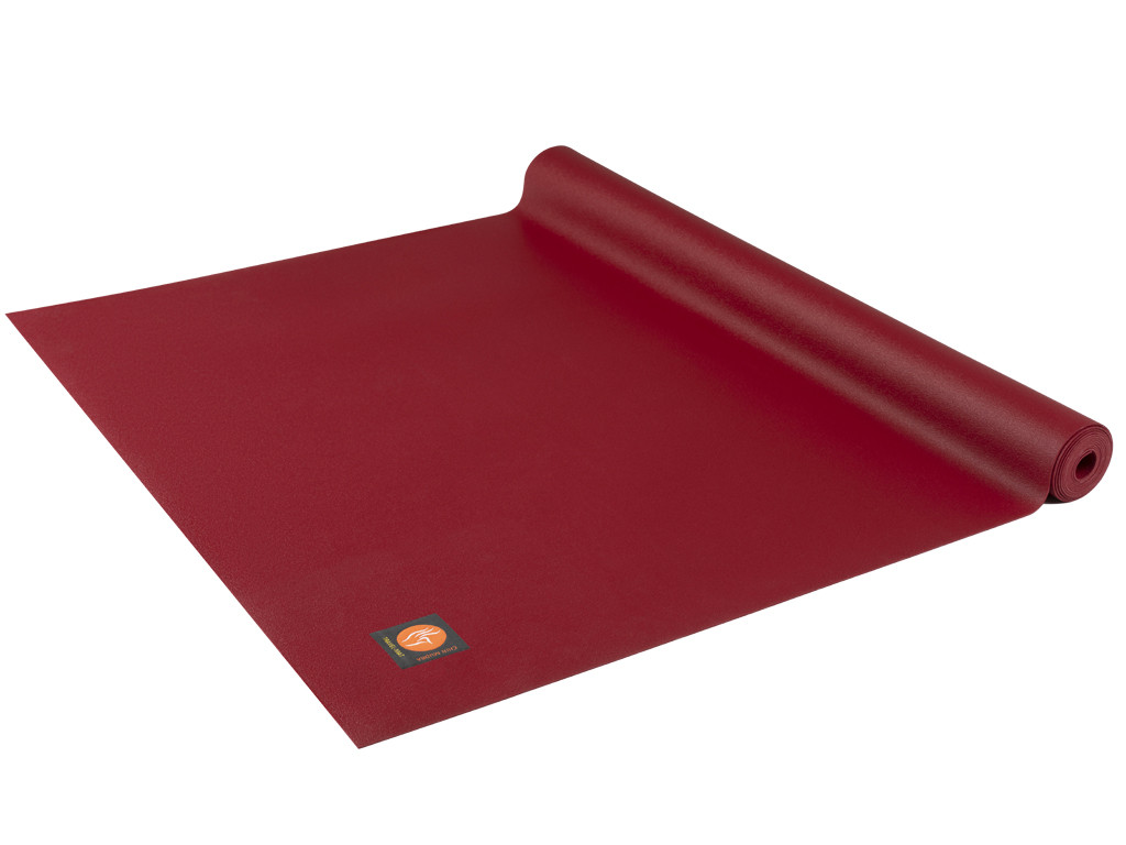Tapete de ioga Travel-Mat - Borgonha 185 cm x 65 cm x 1,3 mm