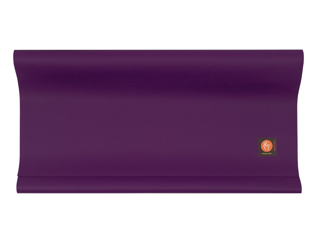 Travel-Mat Yoga Mat - Plum 185 cm x 65 cm x 1.3 mm