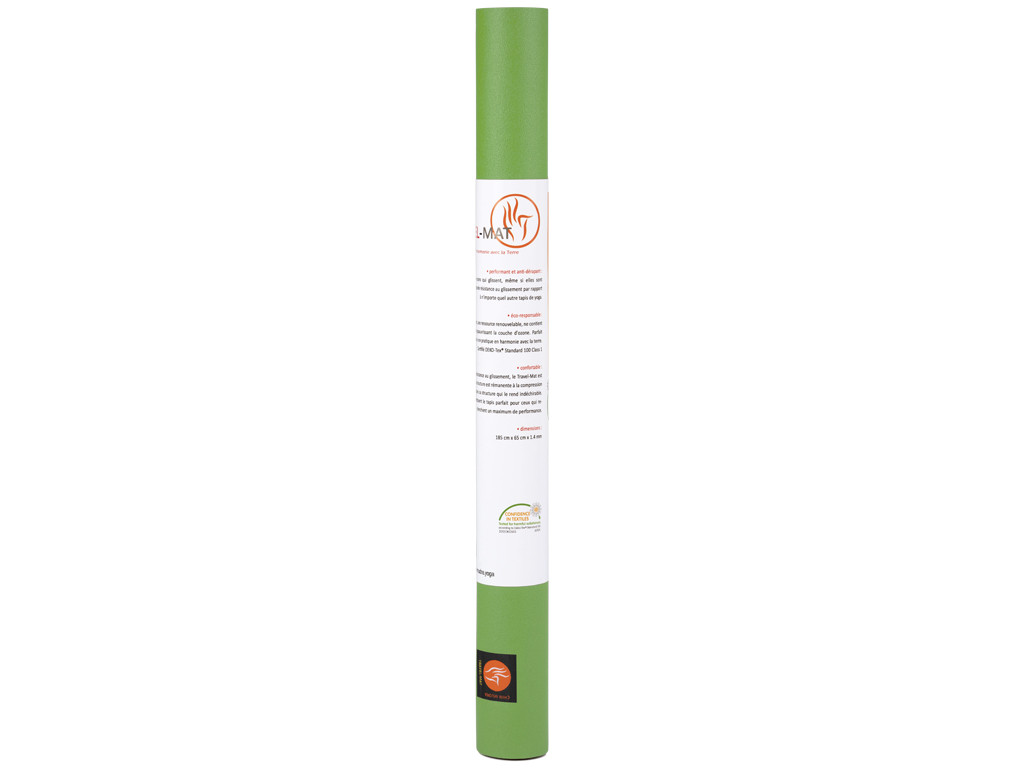 Travel-Mat Yogamatte – Grün 185 cm x 65 cm x 1,3 mm
