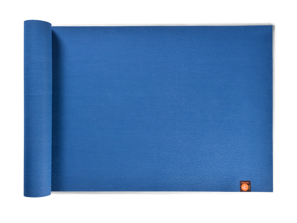 Tappetino yoga Tri Mat - blu 183 cm x 61 cm x 4 mm