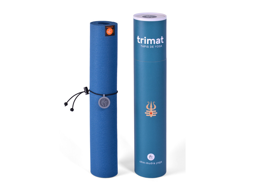 Tappetino yoga Tri Mat - blu 183 cm x 61 cm x 4 mm