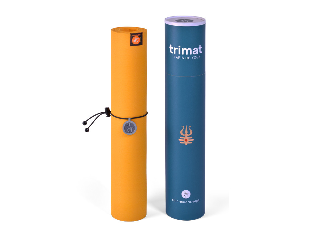Tapis de yoga Tri Mat - Jaune Safran 183cm x 61cm x 4mm