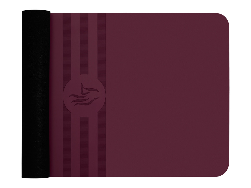 Tripundra yoga mat - Plum 183 cm x 61 cm x 4.0 mm