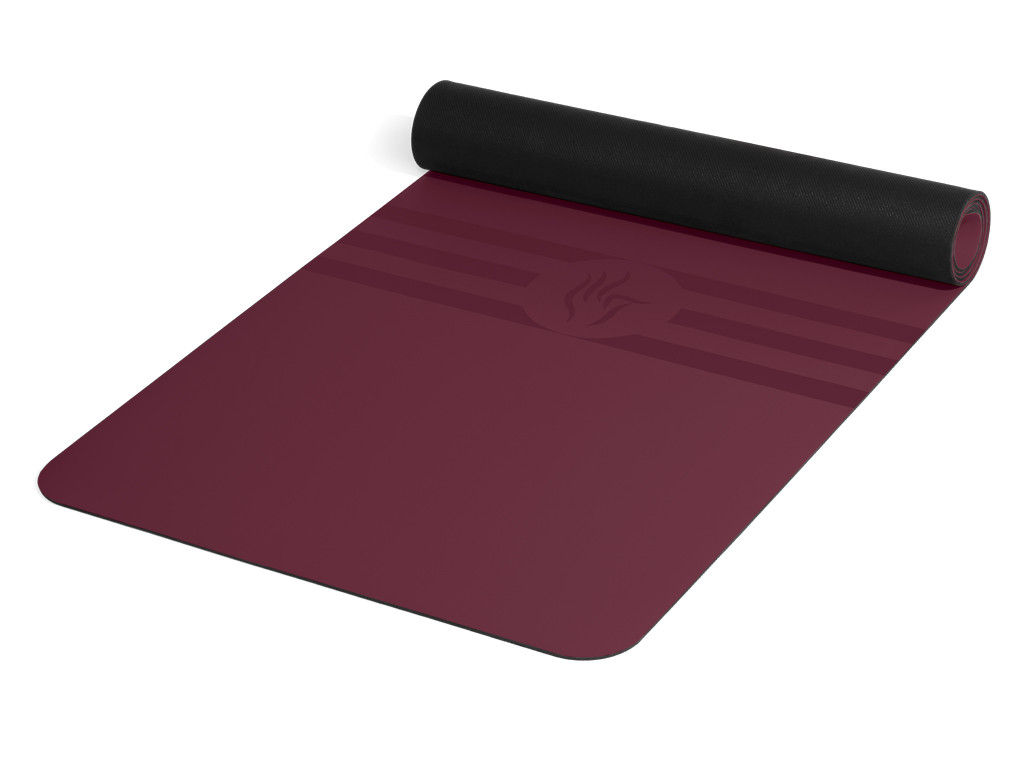 Tappetino yoga Tripundra Mat - Prugna 183 cm x 61 cm x 4,0 mm