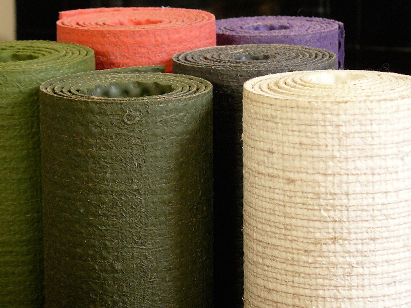 Tappetino Eco-Latex 100% puro lattice e canapa 5 colori