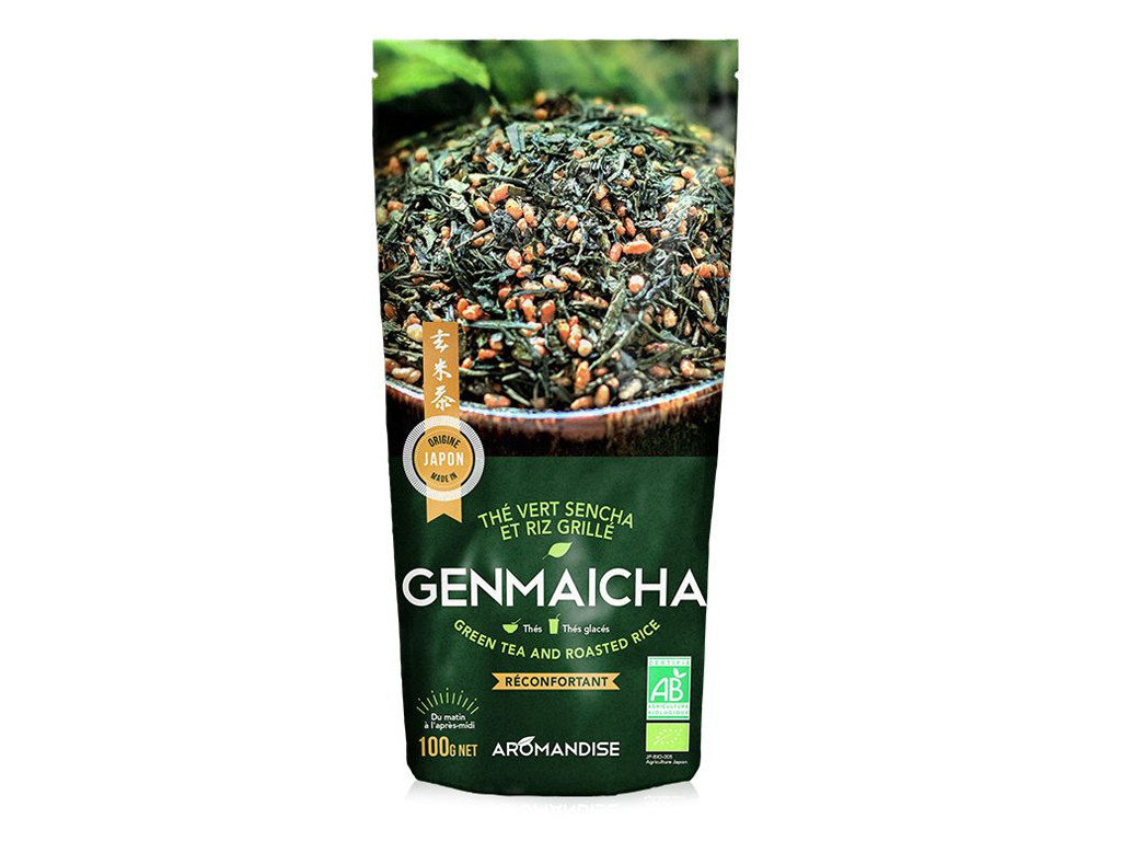 Grüner Tee und Genmaicha-Reis 100g