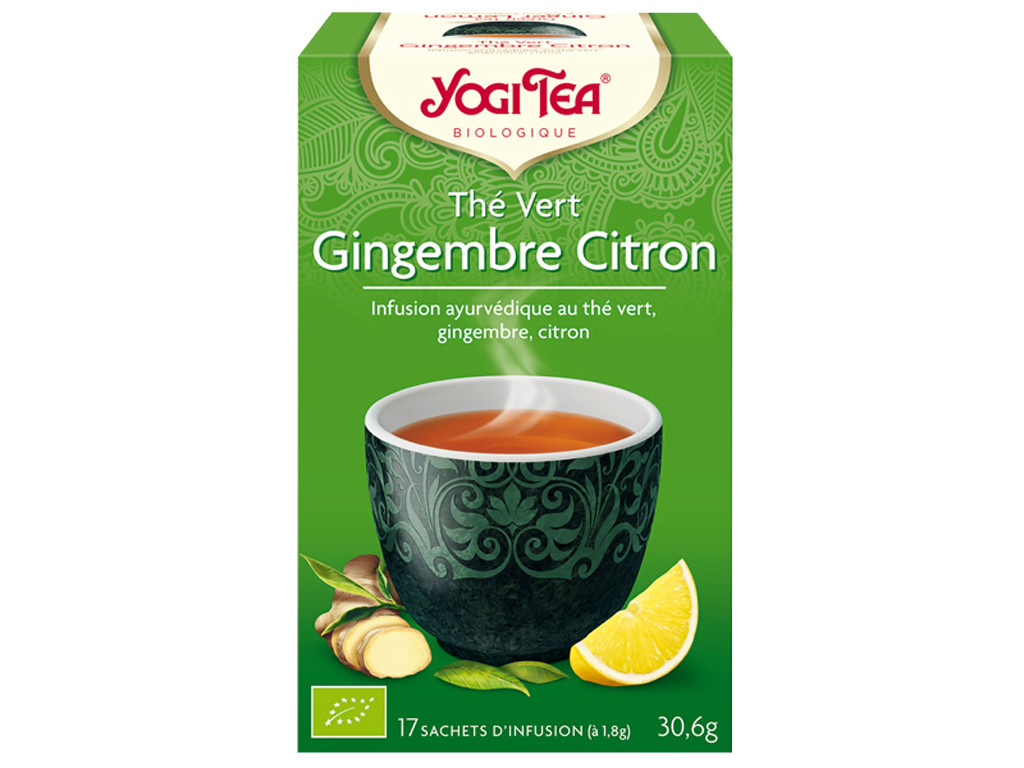 Thé Vert Gingembre Citron 30 gr
