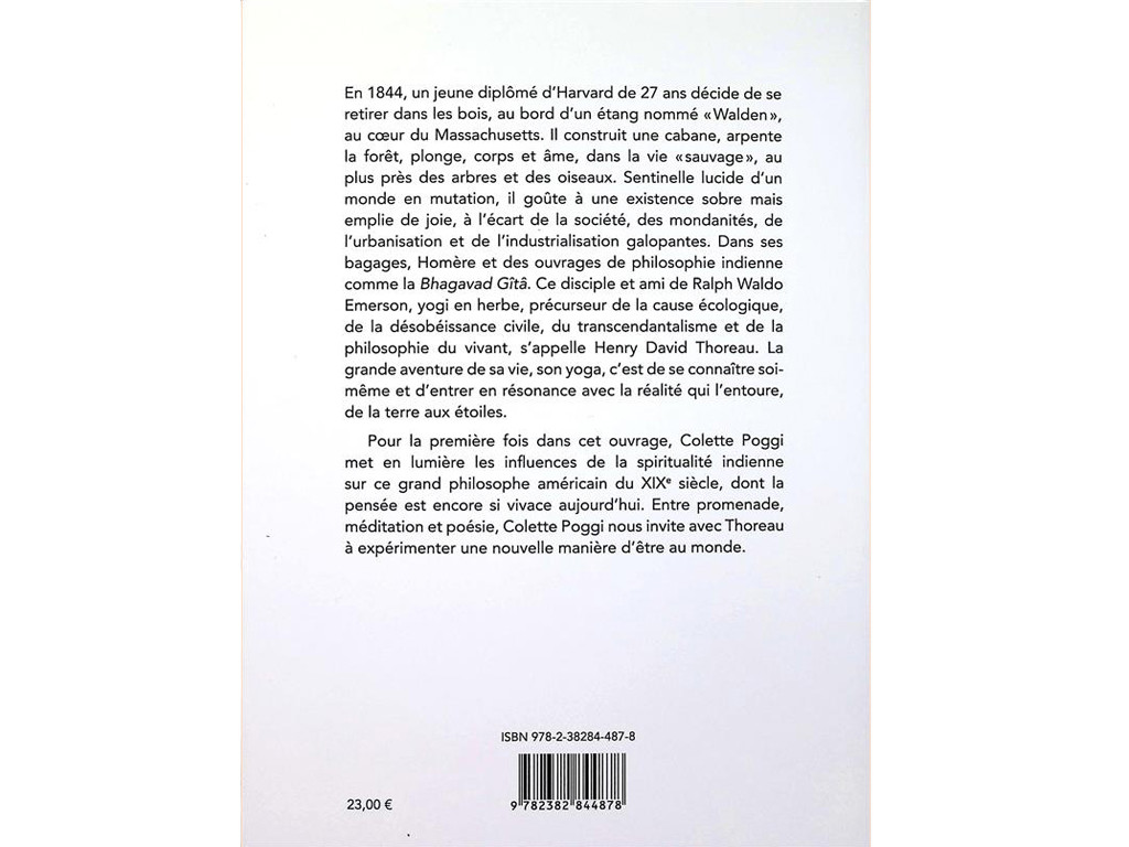 Thoreau, yogi des bois Colette Poggi et Émilie Poggi