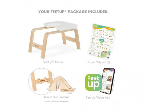 Article de Yoga Banc pour Sirsasana (la posture reine) Blanc (sans coussin)