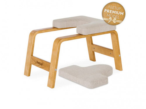 Banc pour Sirsasana (la posture reine) Miel (avec coussin)