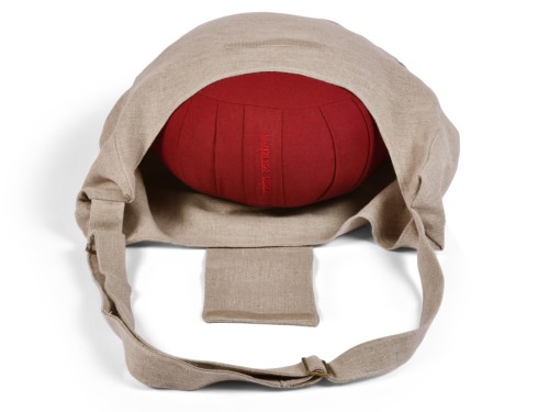 Article de Yoga Besace pour coussin de méditation Chanvre naturel Bio 43.5 cm x 12 cm