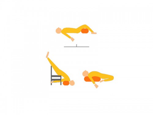 Article de Yoga Bolster de yoga Ovale KAPOK 100 % coton Bio 60cm x 15cm x 30cm Orange Safran