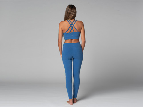 Article de Yoga Brassiere de yoga Glamour - Bio Bleu