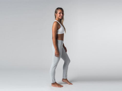 Article de Yoga Brassière de Yoga Lift - Coton Bio Blanc - Fin de Serie