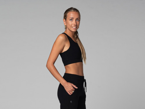 Brassière de yoga Sport - Bio Noir
